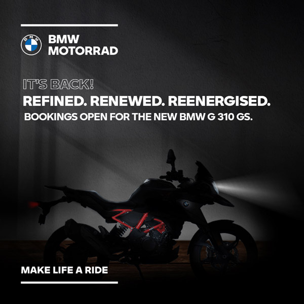 BMW G 310 R, G 310 GS BS6 Models Pre-Bookings To Commence Ahead Of India Launch