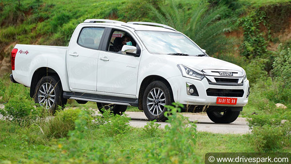 Spy Pics: Isuzu V Cross BS6 Production Ready Pickup SUV Spotted Testing Ahead Of Launch