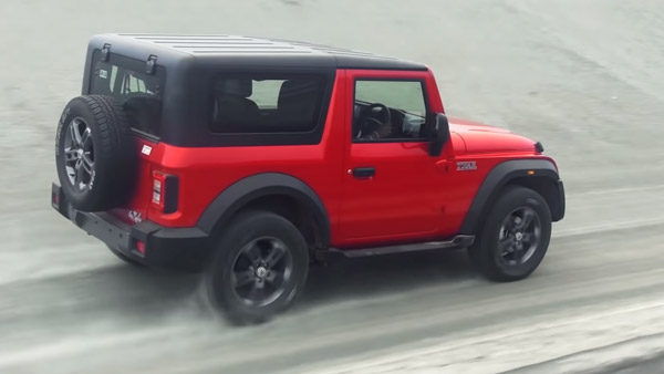 New Mahindra Thar Off-Road Capabilities Showcased: Video, Performance & Other Details