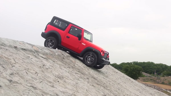 New Mahindra Thar Off-Road Capabilities Showcased: Video, Performance & Other Details