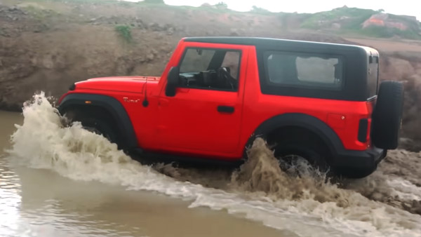 New Mahindra Thar Off-Road Capabilities Showcased: Video, Performance & Other Details