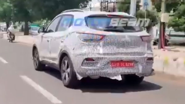 Spy Pics: MG ZS Petrol SUV Spotted Testing Ahead Of Launch In India