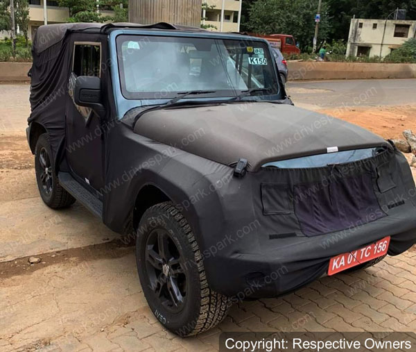Spy Pics: New Mahindra Thar Spotted Testing Ahead Of Unveil