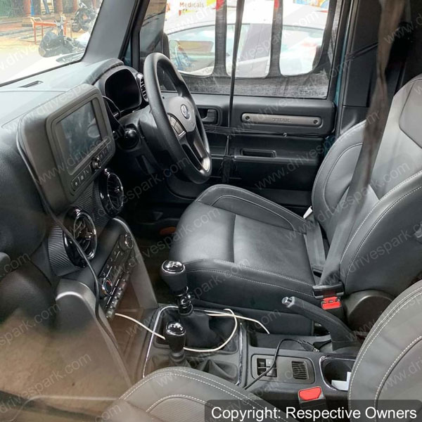 Spy Pics: New Mahindra Thar Interiors Spotted Ahead Of Unveil On August 15