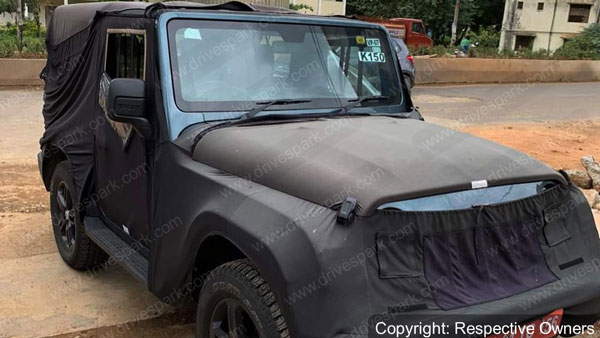 Spy Pics: New Mahindra Thar Spotted Testing Ahead Of Unveil