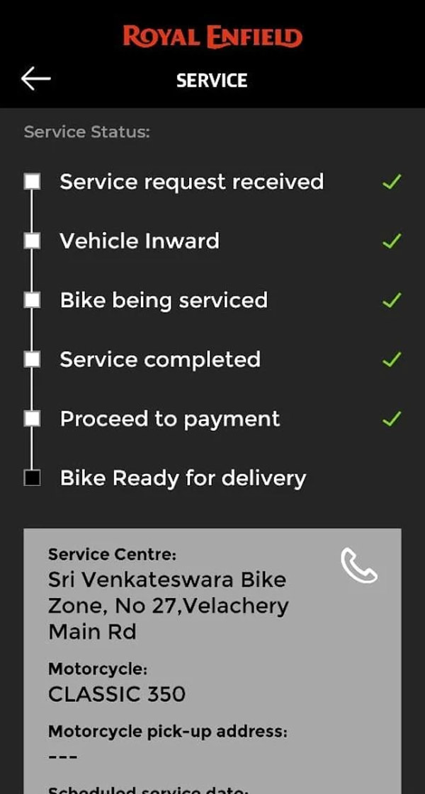 royal enfield online purchase