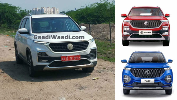 MG Hector Facelift Spotted Testing In Vadodara: Details & Specifications
