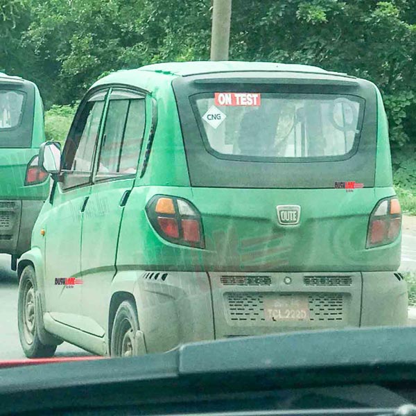 Spy Pics: Bajaj Qute BS6 Spotted Testing Ahead Of Launch In India