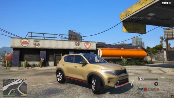 Kia Sonet In GTA 5 Game Alongside Rival Maruti Suzuki Vitara Brezza: Watch The Video Here