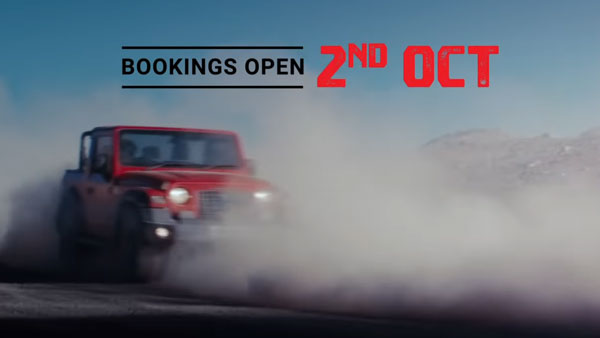 New Mahindra Thar Bookings & Launch Timeline Revealed: Teaser Video & Other Details