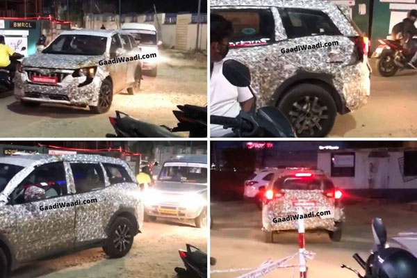 Spy Pics: Mahindra XUV500 Next-Generation SUV Spotted Testing In Karnataka