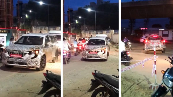 Spy Pics: Mahindra XUV500 Next-Generation SUV Spotted Testing In Karnataka