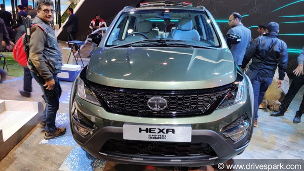 Spy Pics: Tata Hexa BS6 XMA 4X4 Variant Spotted Testing In Pune