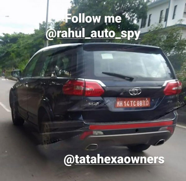 Spy Pics: Tata Hexa BS6 XMA 4X4 Variant Spotted Testing In Pune