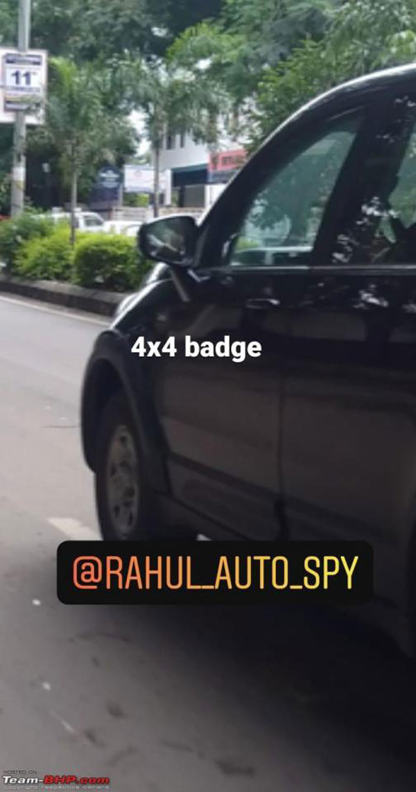 Spy Pics: Tata Hexa BS6 XMA 4X4 Variant Spotted Testing In Pune