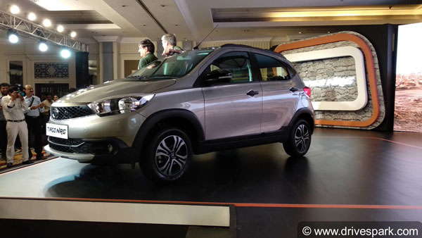 Spy Pics: New Tata Tiago NRG Variant Spotted Testing Ahead Of Launch
