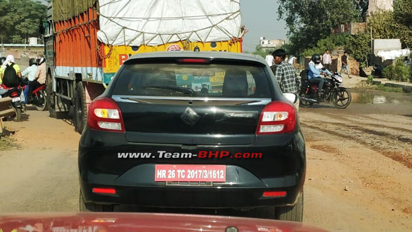 Spy Pics: Maruti Suzuki Baleno Spotted Testing With Alloy Wheels & Possible New Engine