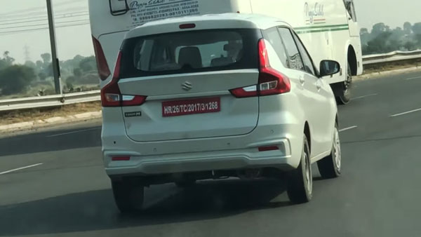 Spy Pics: Maruti Suzuki Ertiga BS6 Diesel Tour M Variant Spotted Testing In Harayana