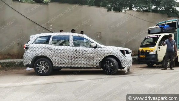 Spy Pics: New Mahindra XUV500 Spotted Testing In Bangalore Ahead Of Launch
