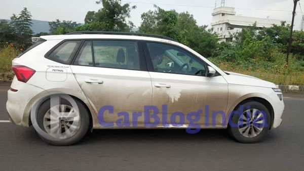 Spy Pics: Skoda Kamiq Mid-Size SUV Spotted Testing Again In India