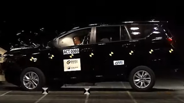 Toyota Innova Crysta Awarded 5-Star Safety Rating By ASEAN NCAP: Details