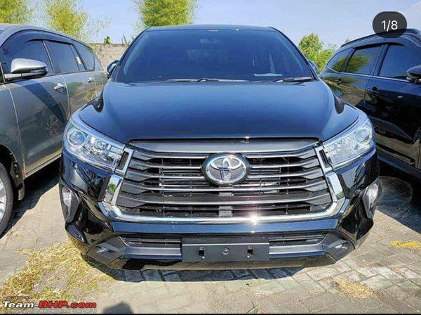 Toyota Innova Crysta Facelift Spotted Next To Current Model: Differences, Features, Specs & Other Details