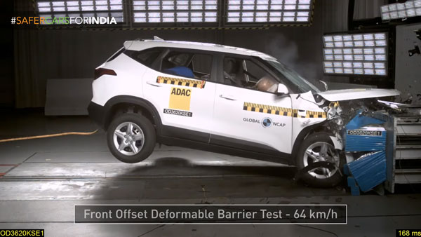 Kia Seltos Crash Test Results: Secures Three-Star Rating At Global NCAP Crash Tests
