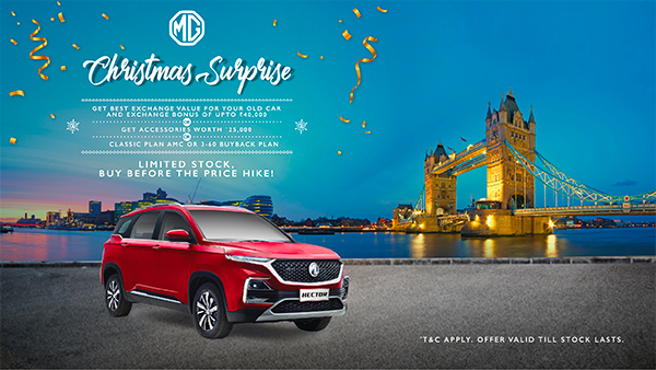MG Motor December Discounts: Exchange Offers & Benefits Worth Up To Rs 40,000 Available On Hector & ZS EV Models
