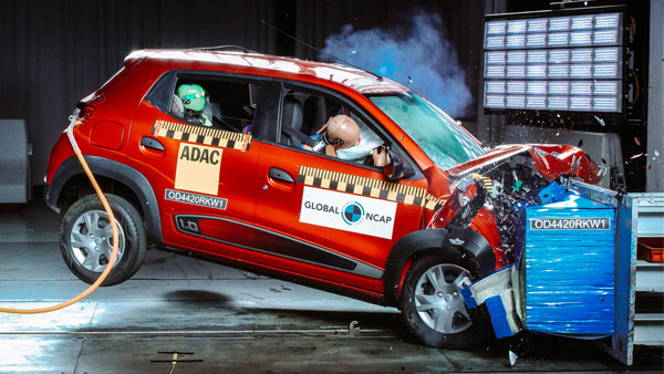 Made-in-India Renault Kwid Scores 2 Stars Global NCAP Safety Rating In Africa: Scores, Adult Safety, Child Safety & Other Details