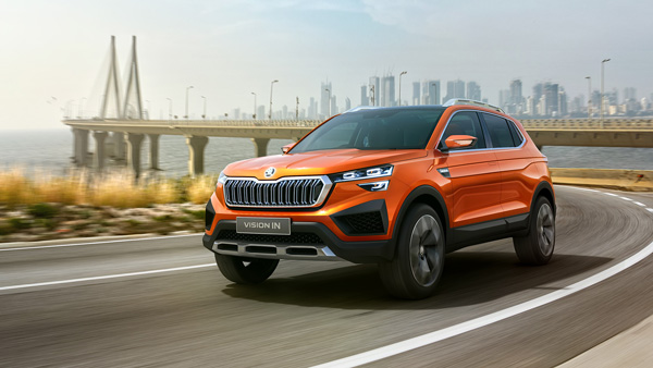 Spy Pics: Skoda Vision IN Spotted Testing In Mumbai Ahead Of India Launch