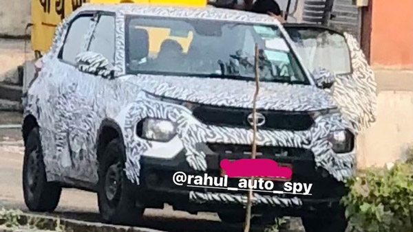 Spy Pics: Tata HBX Front Design Revealed Spotted Testing Ahead Of Launch
