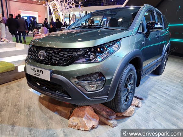 Spy Pics: Tata Hexa BS6 4X4 MUV Spotted Testing In Pune Ahead Of Launch