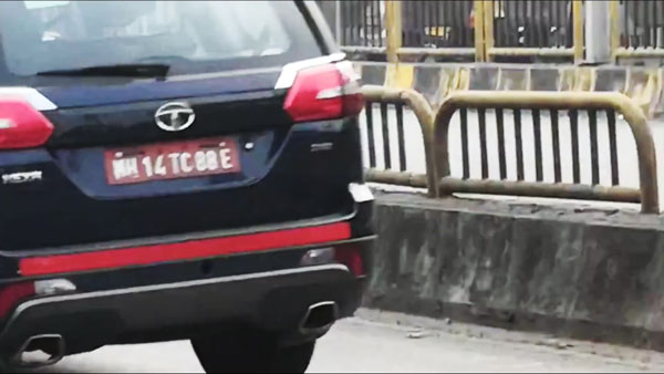 Spy Pics: Tata Hexa BS6 4X4 MUV Spotted Testing In Pune Ahead Of Launch