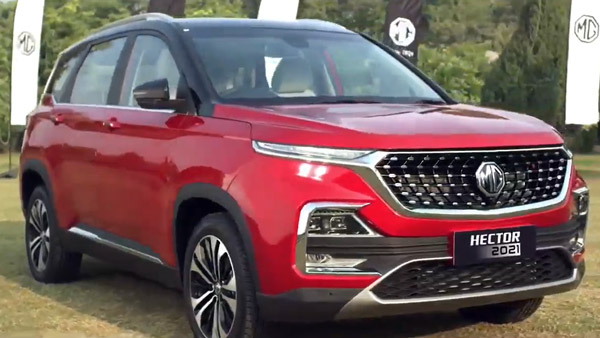2021 MG Hector Facelift Launched In India At Rs 12.90 Lakh: Here Are All The Details