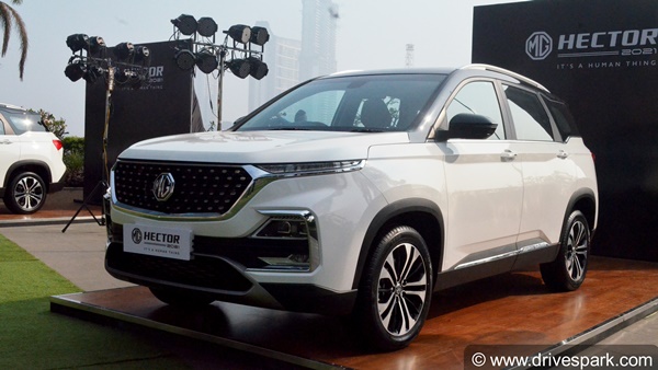 2021 MG Hector Facelift SUV (First Look)