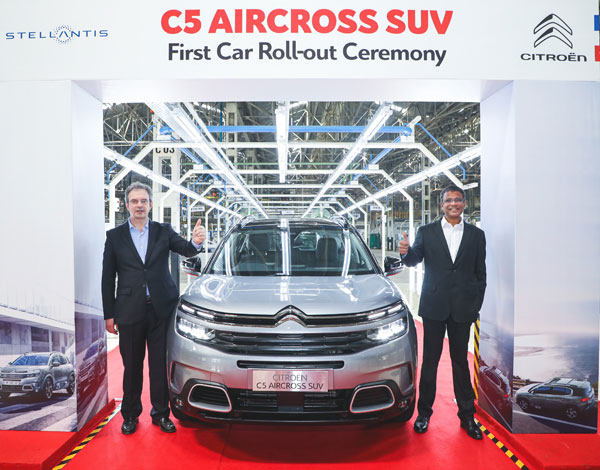 Citroen C5 Aircross Rolls Out Of Production In India Ahead Of Unveil Next Month: Specs, Features, Manufacturing Plant & Other Details