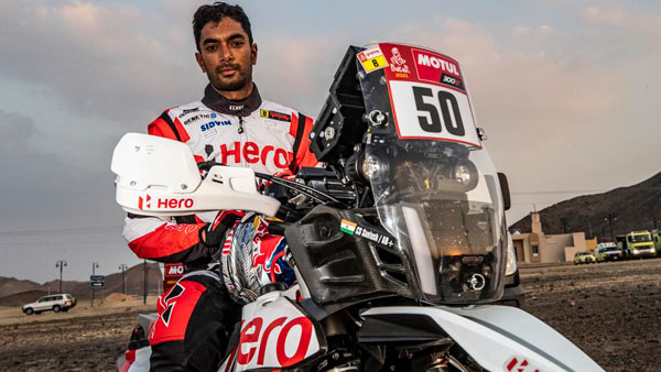 CS Santosh Suffers Fall In Stage 4 Of Dakar Rally 2021: Retires From The Race