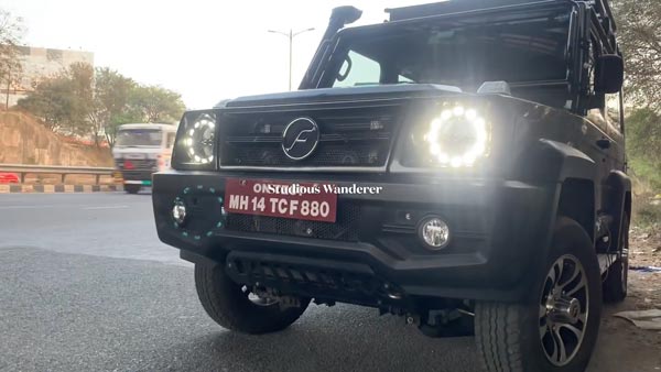 Spy Pics: New Force Gurkha Near Production SUV Spotted Testing With Accessories Ahead Of India Launch