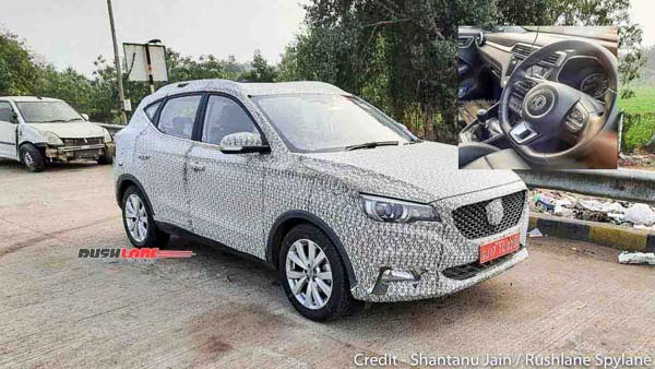 Spy Pics: MG ZS Petrol Interiors Spied Ahead Of Launch: Expected Price, Specs, Features, Rivals & Other Details