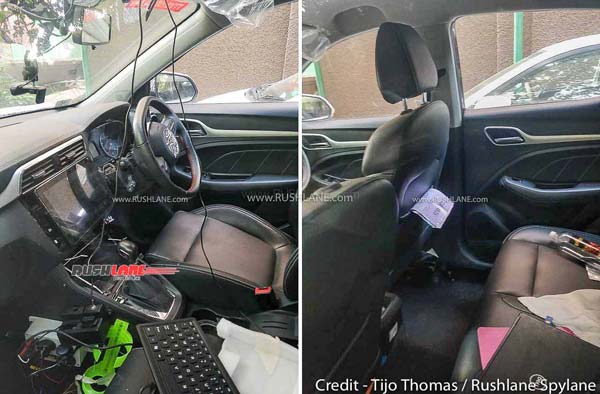 Spy Pics: MG ZS Petrol Interiors Spied Ahead Of Launch: Expected Price, Specs, Features, Rivals & Other Details