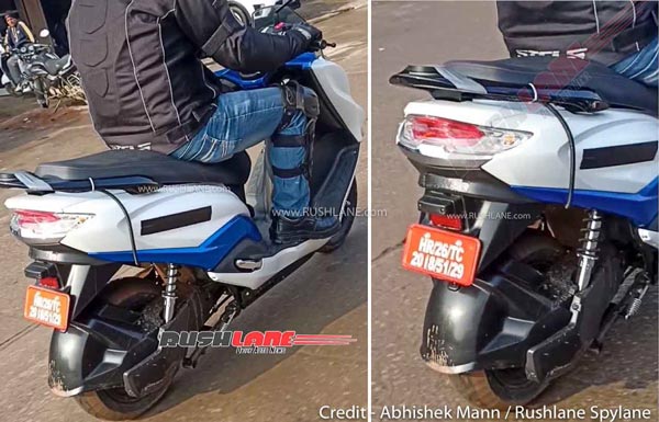 Suzuki Burgman Electric Scooter Spied 