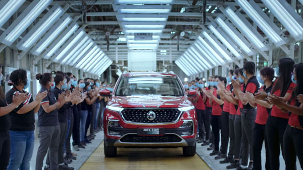 MG Hector Production Cross 50,000 Units Mark: Milestone SUV Produced By All-Women Crew