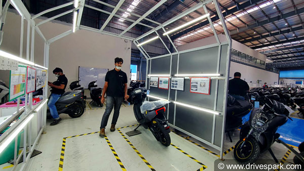 Ather Electric Scooter Manufacturing Plant Hosur: Images; Production