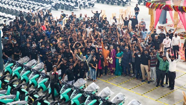 Ather Energy Electric Scooter Production Commences At New Hosur Plant: Here Are The Details!