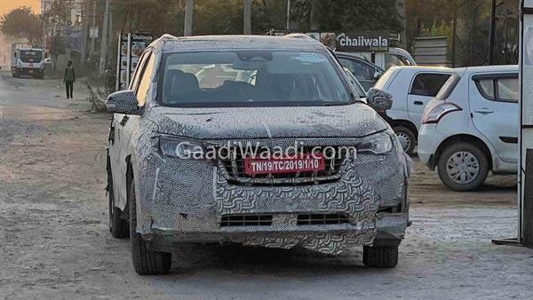 Next Generation Mahindra XUV500 Spotted Testing Once Again: Here Are All The Details