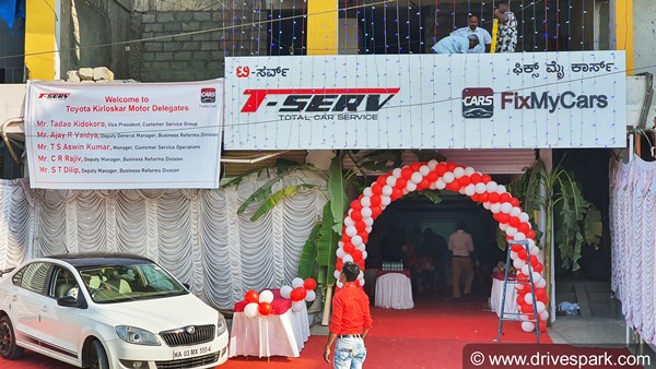 New Multi-Brand Car Service Centre In Bengaluru: Toyota T-Serv & Fix My Cars Outlet Inaugurated In Kalyan Nagar