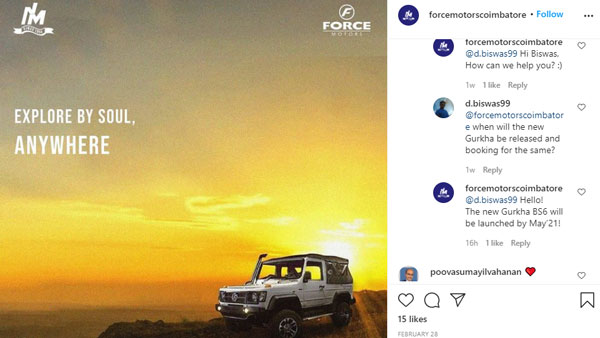Force To Launch The New Gurkha SUV In The Month Of May This Year: Details & More