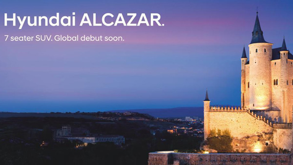 Hyundai Alcazar Sketches Officially Revealed: First Glimpse, Design, Specs, & Other Details