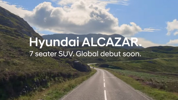 Hyundai Alcazar Sketches Officially Revealed: First Glimpse, Design, Specs, & Other Details