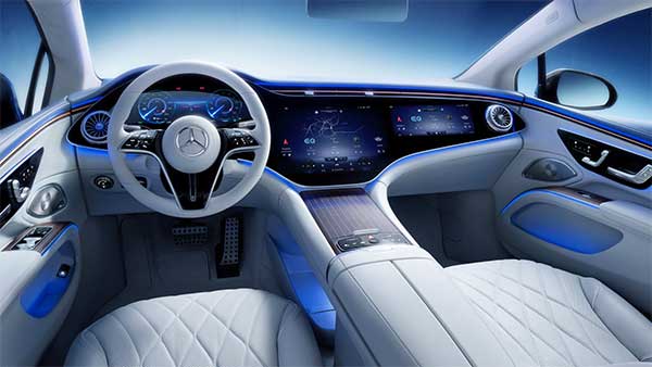 Mercedes-Benz EQS Interiors Revealed Ahead Of Launch: Hyperscreen, Seats, Cabin Desing & Other Details